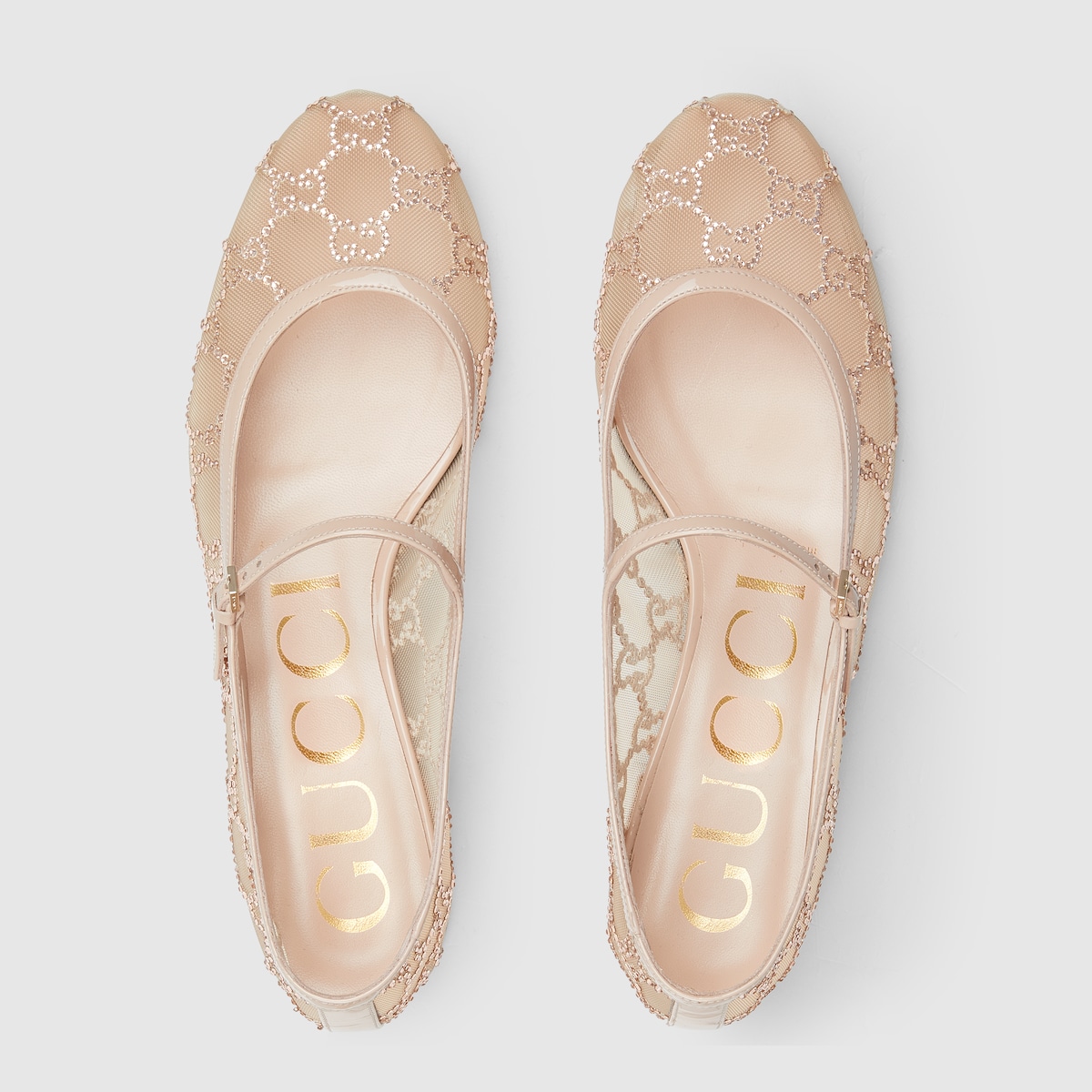 Gucci Women’s GG crystal ballet flat - Image 3